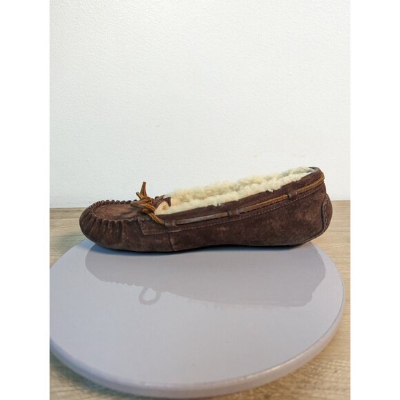 UGG Australia Chestnut Beige Moccasins Slippers Shoes Dakota 3050 Women’s Size 8 - Picture 4 of 11